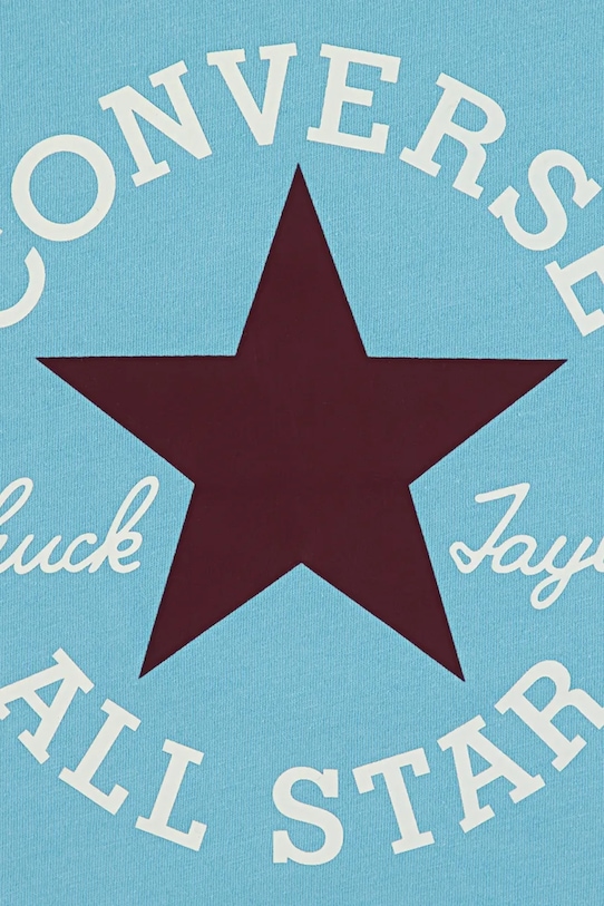 Chłopiec Converse t-shirt dziecięcy 8CD483 niebieski