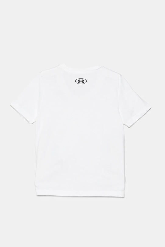 Under Armour tricou copii SPORTSTYLE LC SS 1389962 alb SS25