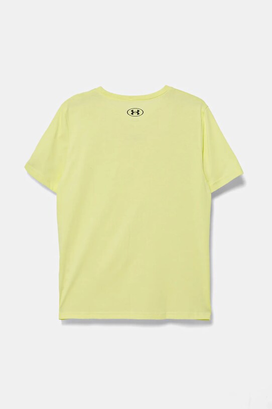 Under Armour t-shirt dziecięcy SPORTSTYLE LC SS 1389962 zielony SS25
