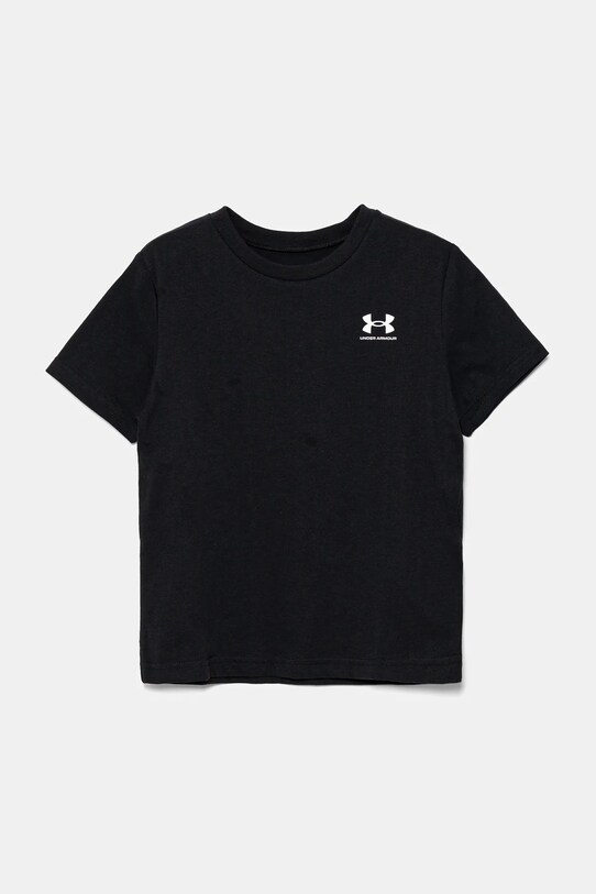 Under Armour gyerek póló SPORTSTYLE LC SS nyomtatásos fekete 1389962