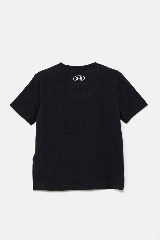 Under Armour t-shirt dziecięcy SPORTSTYLE LC SS 1389962 czarny SS25