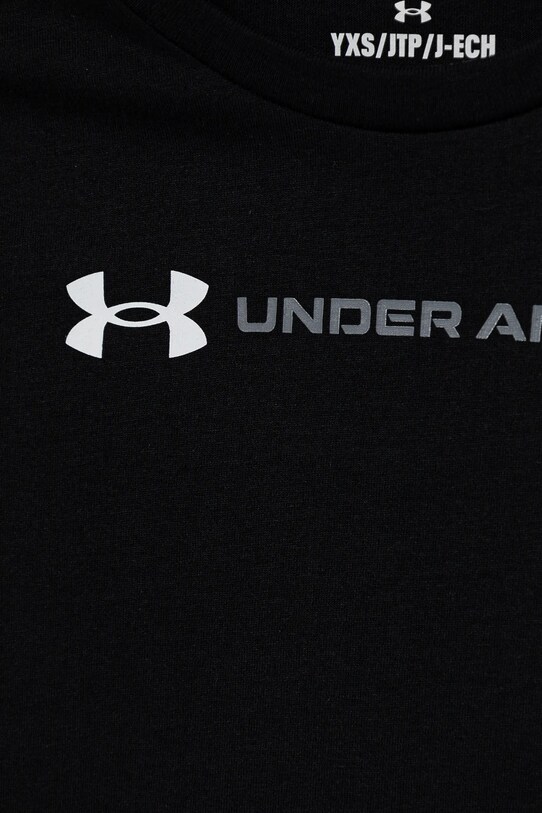 Băieți Under Armour tricou copii LOGO WORDMARK SS 1389963 negru