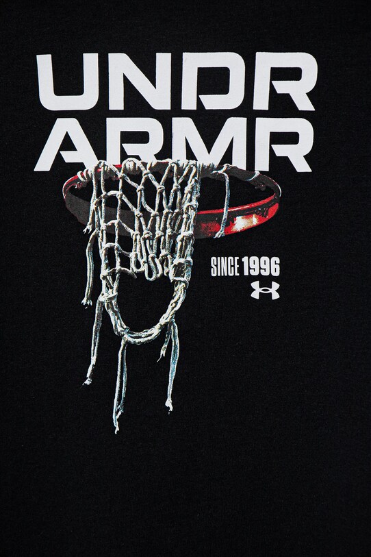 CHLAPEC Dětské tričko Under Armour Hoops Net SS 1389991 černá