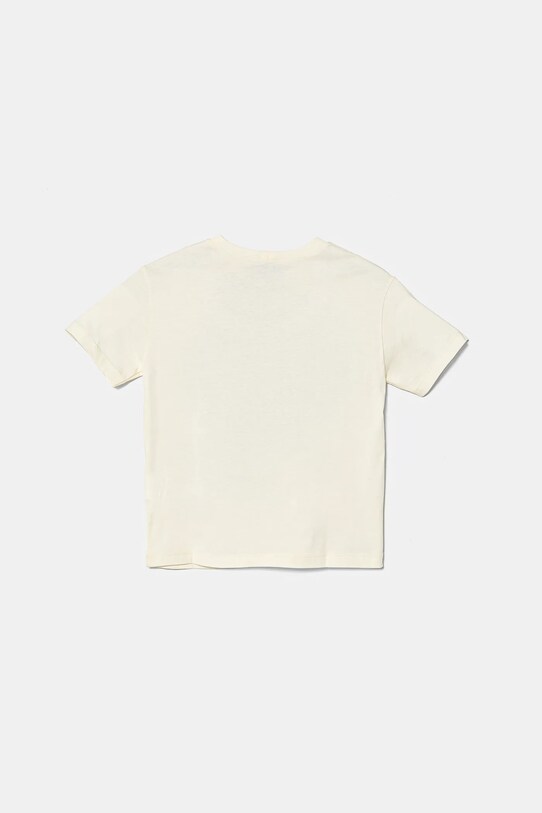 United Colors of Benetton t-shirt bawełniany dziecięcy x Marvel 35RYC10N9.G.Seasonal beżowy SS25