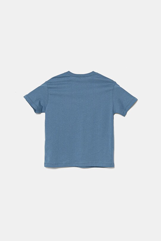 Дитяча бавовняна футболка United Colors of Benetton x Marvel 35RYC10N9.G.Seasonal блакитний SS25