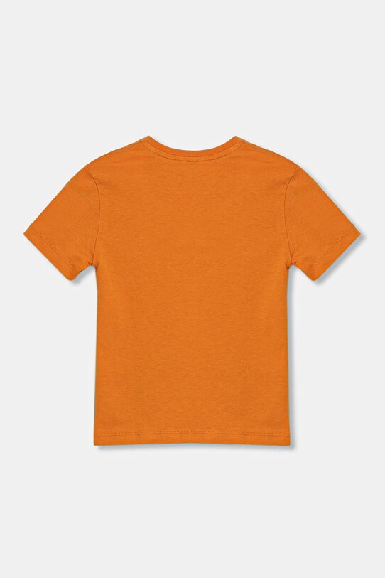 United Colors of Benetton t-shirt bawełniany dziecięcy 3I1XG10IJ.P.Seasonal pomarańczowy SS25
