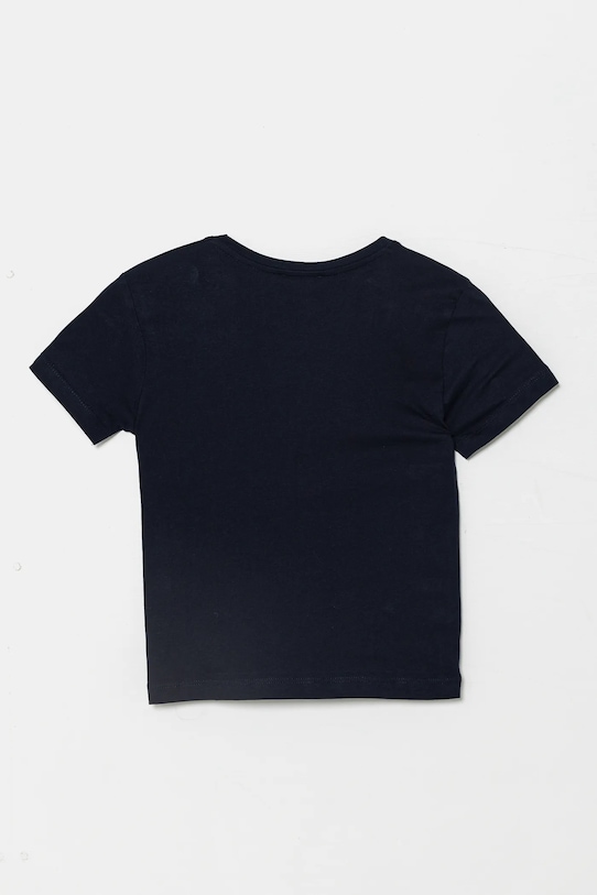 United Colors of Benetton t-shirt bawełniany dziecięcy 3I1XG10IJ.P.Seasonal granatowy SS25