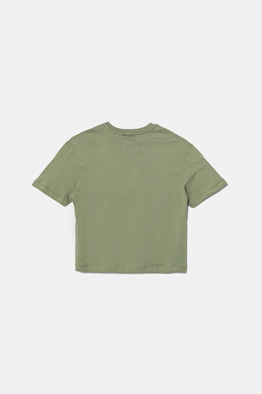 United Colors of Benetton tricou de bumbac pentru copii 3I1XC10O4.G.Seasonal verde SS25