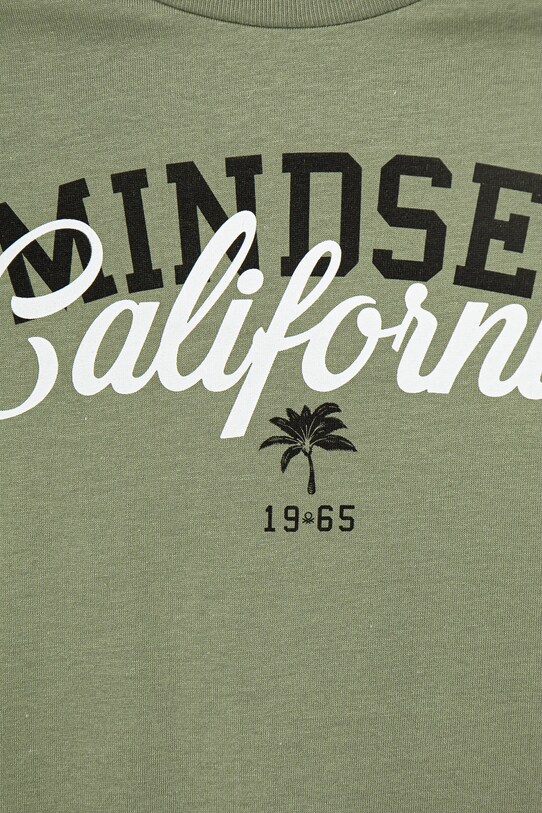 Băieți United Colors of Benetton tricou de bumbac pentru copii 3I1XC10O4.G.Seasonal verde