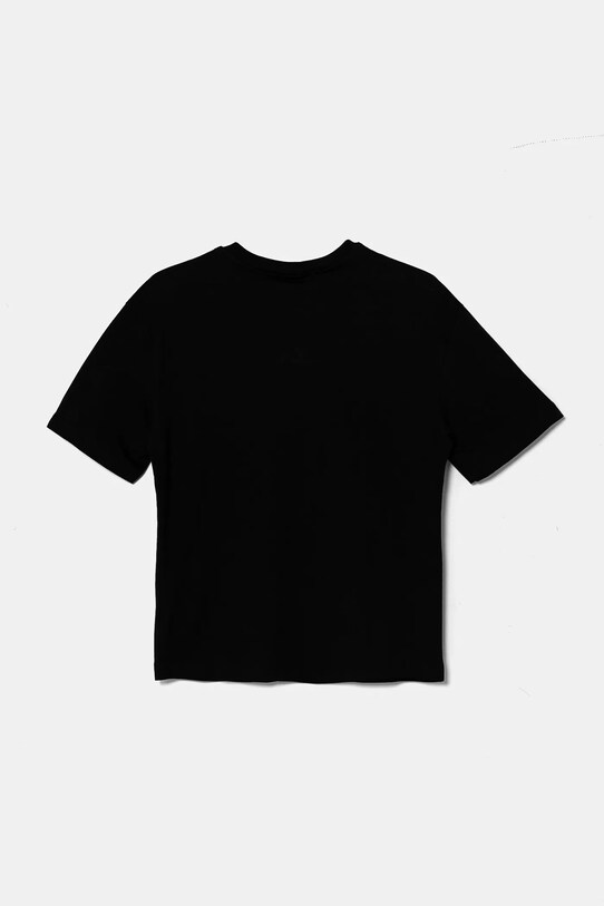 Детская хлопковая футболка United Colors of Benetton 3I1XC10O4.G.Seasonal чёрный SS25