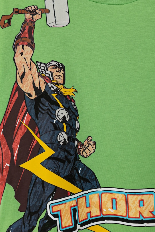 Băieți United Colors of Benetton tricou de bumbac pentru copii 35RYG10I1.P.Seasonal verde