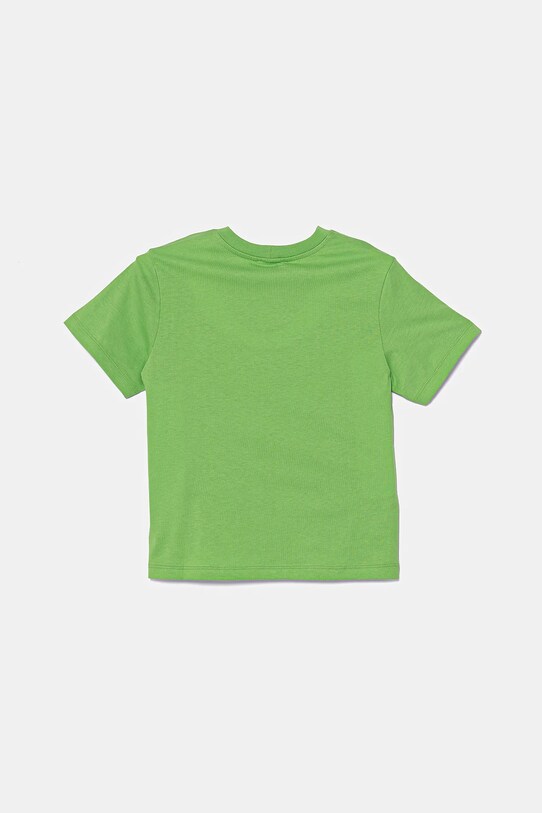 United Colors of Benetton tricou de bumbac pentru copii 35RYG10I7.P.Seasonal verde SS25