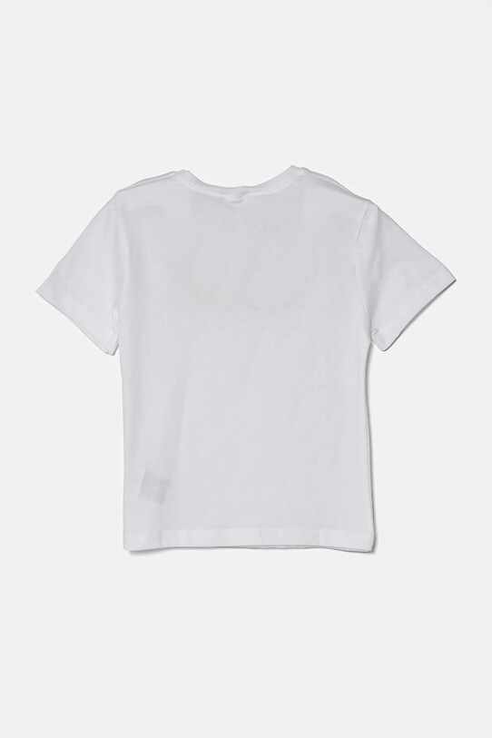United Colors of Benetton tricou de bumbac pentru copii 3I1XG10HT.P.Seasonal alb SS25