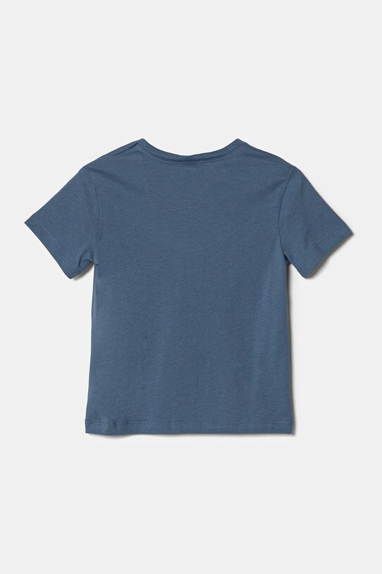 United Colors of Benetton tricou de bumbac pentru copii 3I1XG10HT.P.Seasonal albastru SS25