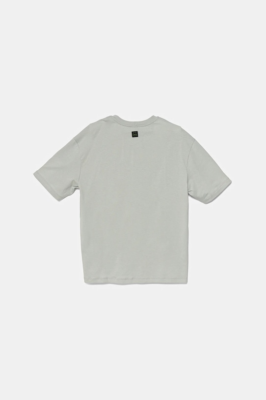 United Colors of Benetton tricou de bumbac pentru copii 35RYC10NC.G.Seasonal gri SS25