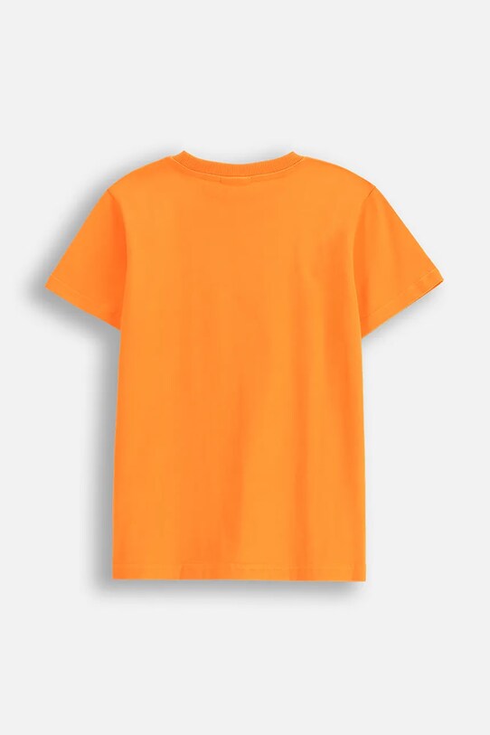 Detské bavlnené tričko Coccodrillo WC5143204VBA oranžová SS25