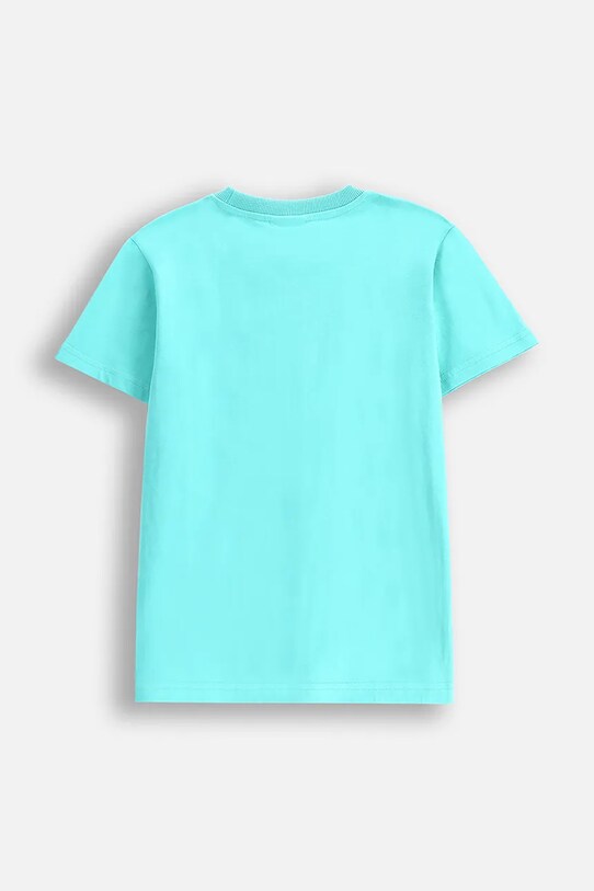 Coccodrillo tricou de bumbac pentru copii WC5143210VBA turcoaz SS25