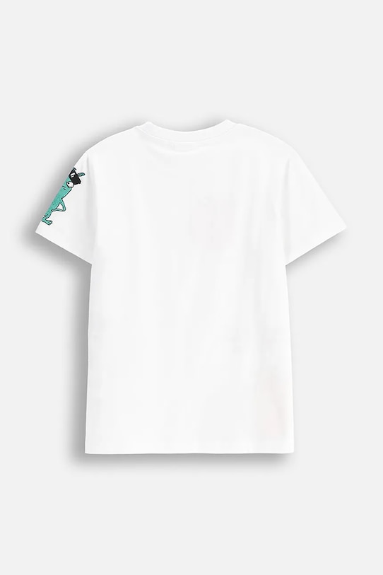 Coccodrillo t-shirt in cotone per bambini WC5143212VBA bianco SS25