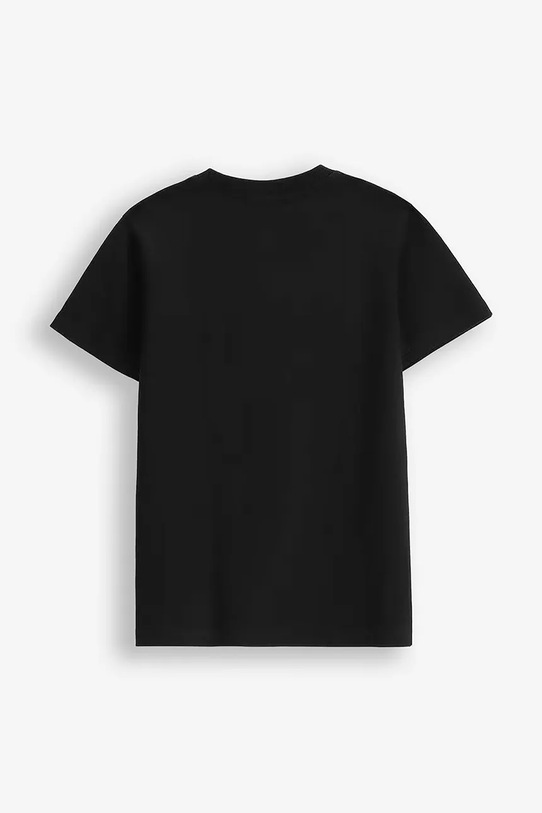 Coccodrillo t-shirt bawełniany dziecięcy WC5143215VBA czarny SS25