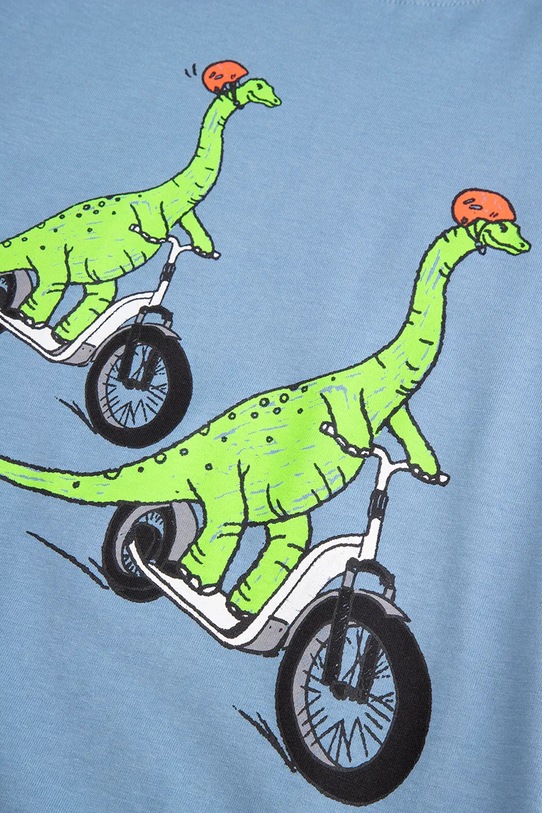 Coccodrillo tricou de bumbac pentru copii albastru WC5143220VBA