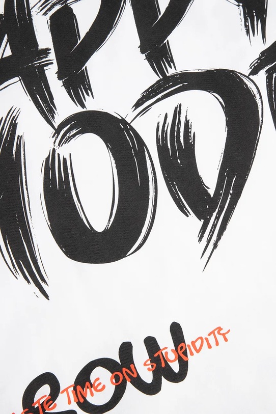 Detské bavlnené tričko Coccodrillo WC5143203SBJ biela