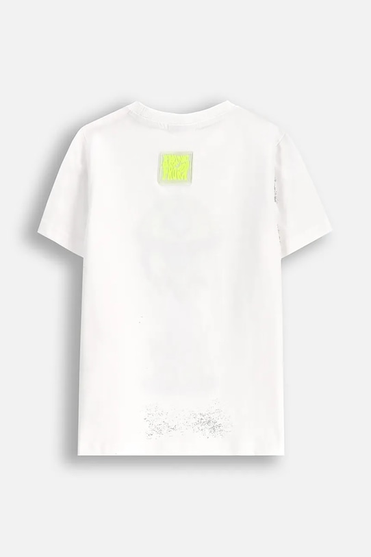 Coccodrillo tricou de bumbac pentru copii WC5143202CBK alb SS25