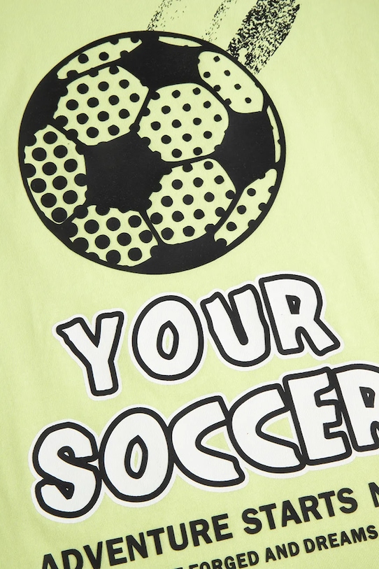 Coccodrillo tricou de bumbac pentru copii WC5143204MBK verde