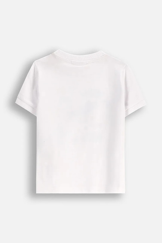 Coccodrillo t-shirt niemowlęcy WC5143201MBN biały SS25