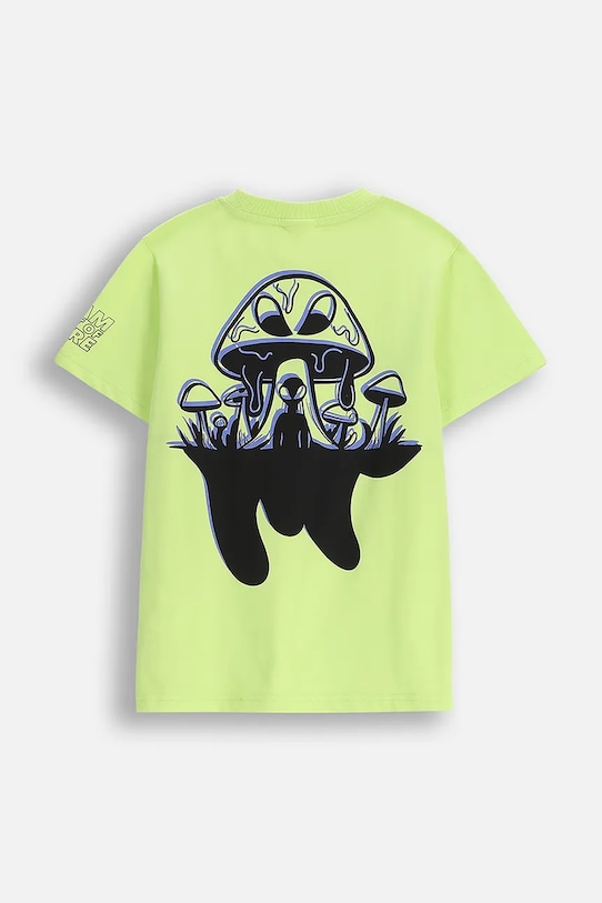 Coccodrillo tricou de bumbac pentru copii WC5143202CBJ verde SS25