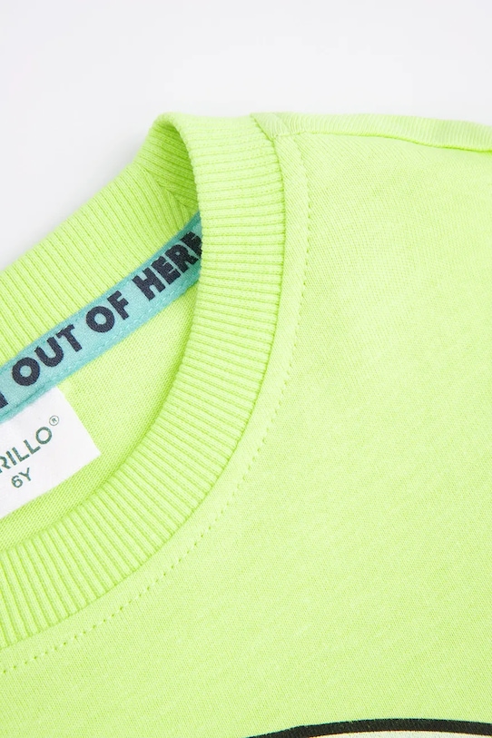 Băieți Coccodrillo tricou de bumbac pentru copii WC5143203CBK verde