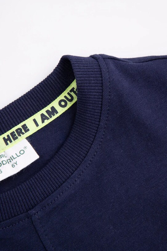 Băieți Coccodrillo tricou de bumbac pentru copii WC5143204CBK bleumarin