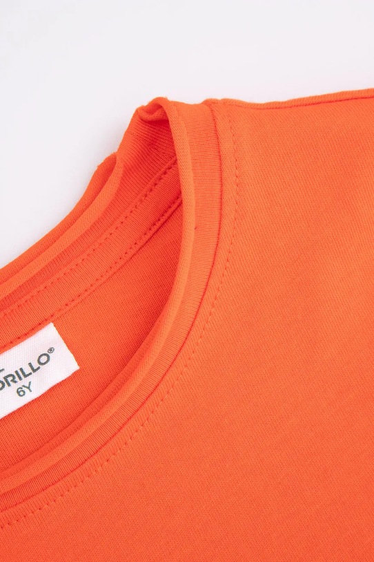 Chlapec Detské bavlnené tričko Coccodrillo WC5143202DBK oranžová