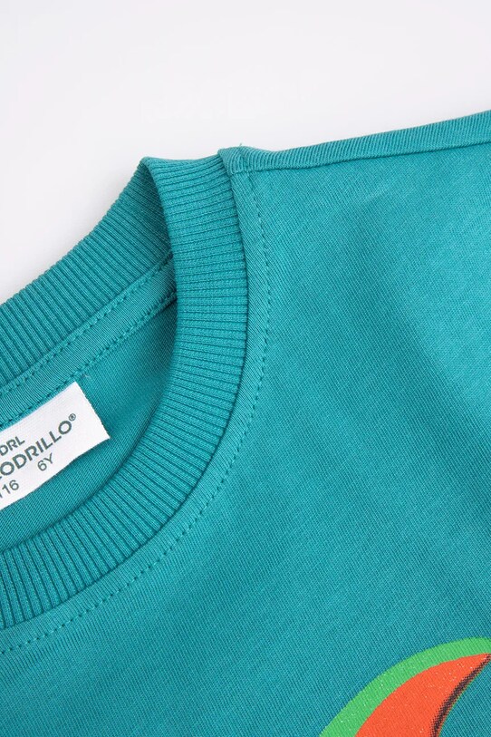 Fiú Coccodrillo gyerek pamut póló WC5143204DBK zöld