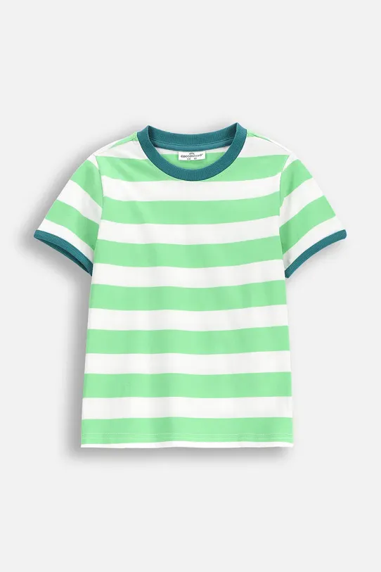 Coccodrillo tricou de bumbac pentru copii cu modele verde WC5143205DBK