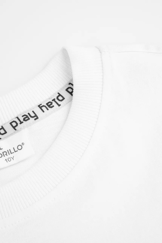 Chlapec Detské bavlnené tričko Coccodrillo WC5143204GBJ biela