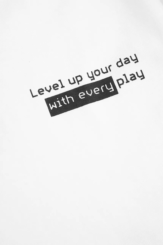 Detské bavlnené tričko Coccodrillo biela WC5143204GBJ