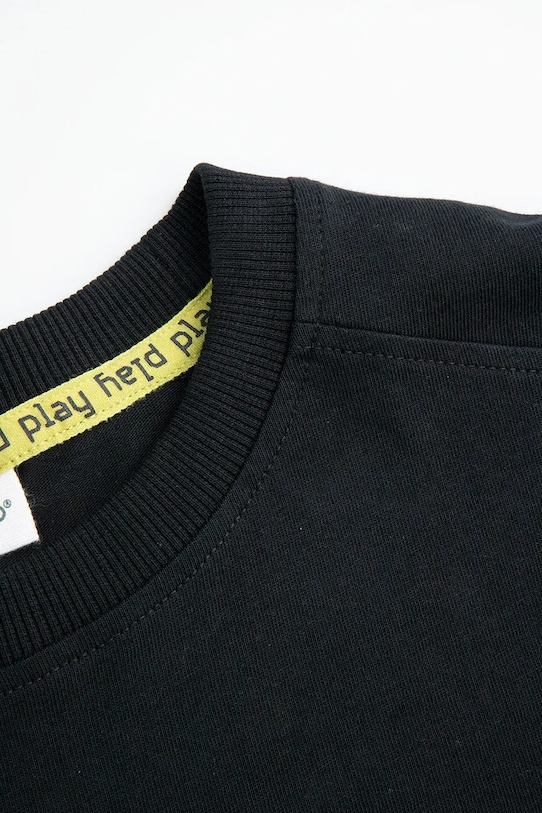 Хлопчик Дитяча бавовняна футболка Coccodrillo WC5143206GBJ чорний