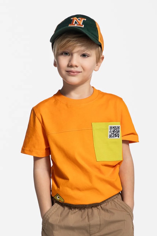 Coccodrillo t-shirt bawełniany dziecięcy WC5143203GBK