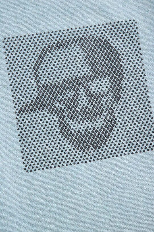 Детская хлопковая футболка Coccodrillo голубой WC5143205SBJ