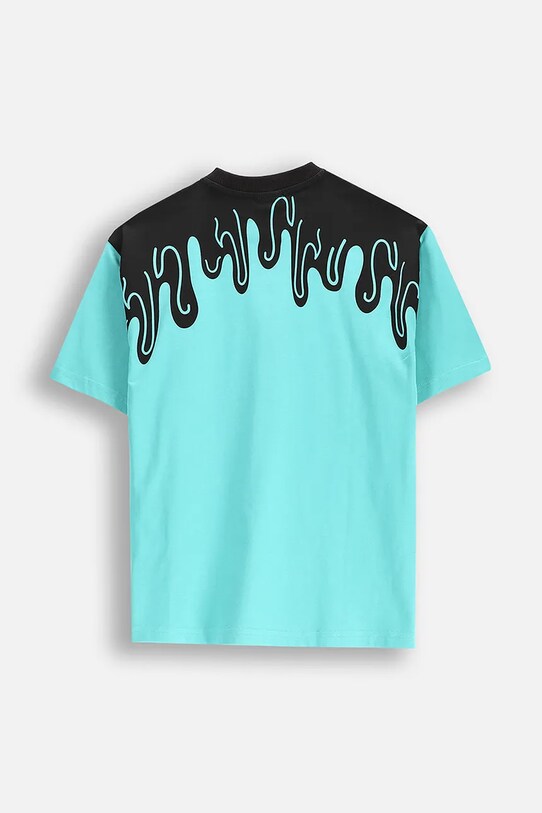 Coccodrillo t-shirt WC5143205CBJ turkusowy SS25