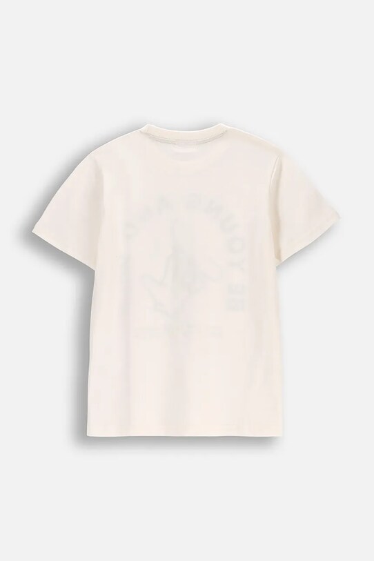 Coccodrillo tricou de bumbac pentru copii WC5143207VBB bej SS25