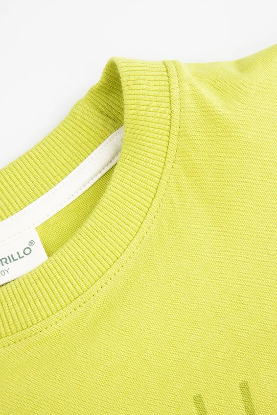 Αγορίστικα Παιδικό βαμβακερό μπλουζάκι Coccodrillo WC5143208VBB πράσινο