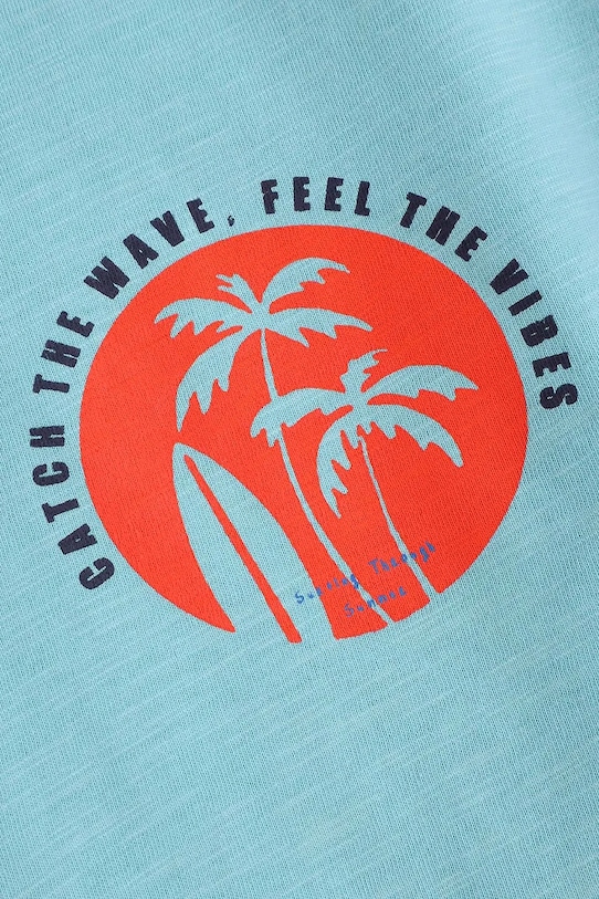 Coccodrillo pamut póló WC5143201HBJ türkiz