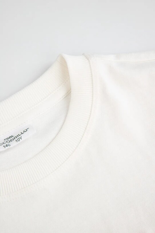 Fiú Coccodrillo pamut póló WC5143202HBJ bézs