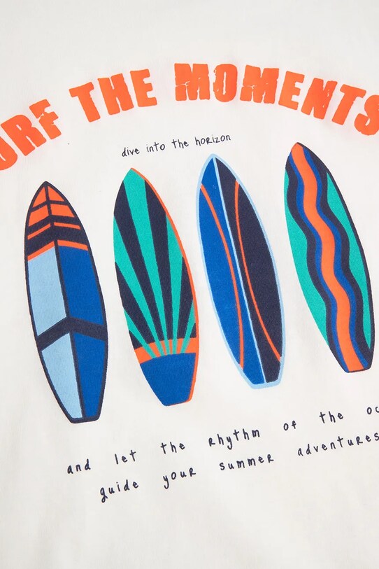 Coccodrillo pamut póló bézs WC5143202HBJ