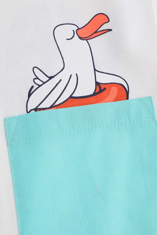 Coccodrillo gyerek pamut póló WC5143201HBK bézs