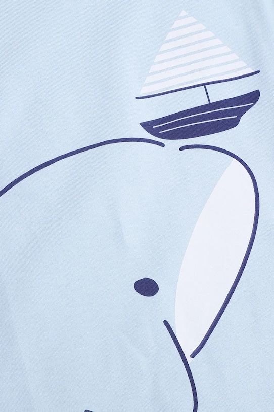 Coccodrillo újszülött póló kék WC5143201HBN