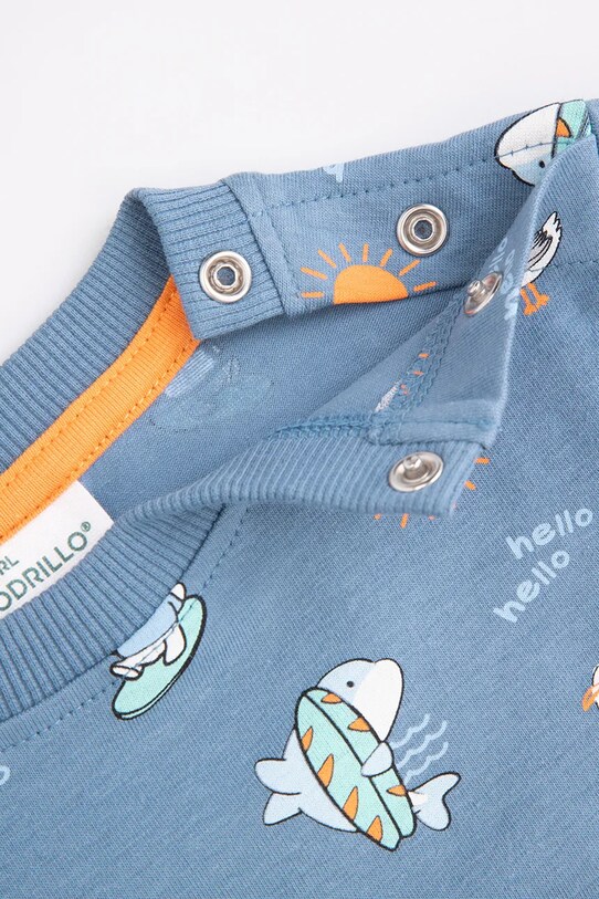 Fiú Coccodrillo újszülött póló WC5143202HBN kék