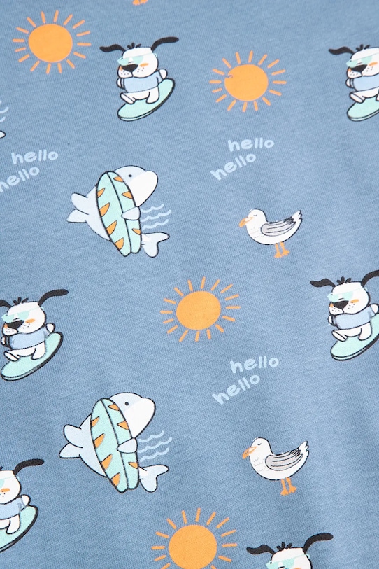 Coccodrillo újszülött póló kék WC5143202HBN