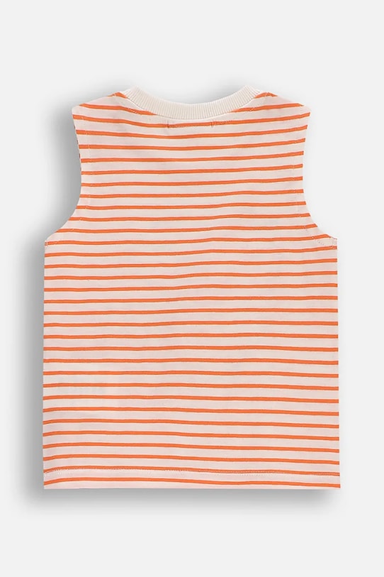Tričko bez rukávů Coccodrillo WC5143301HBN oranžová SS25